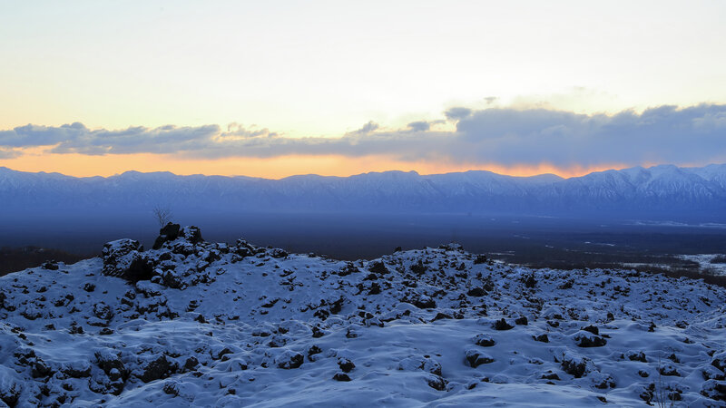 Камчатка. Извержение Ключевской сопки.